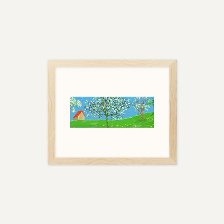 데이비드 호크니 A Year in Normandie_2 (액자 포함)