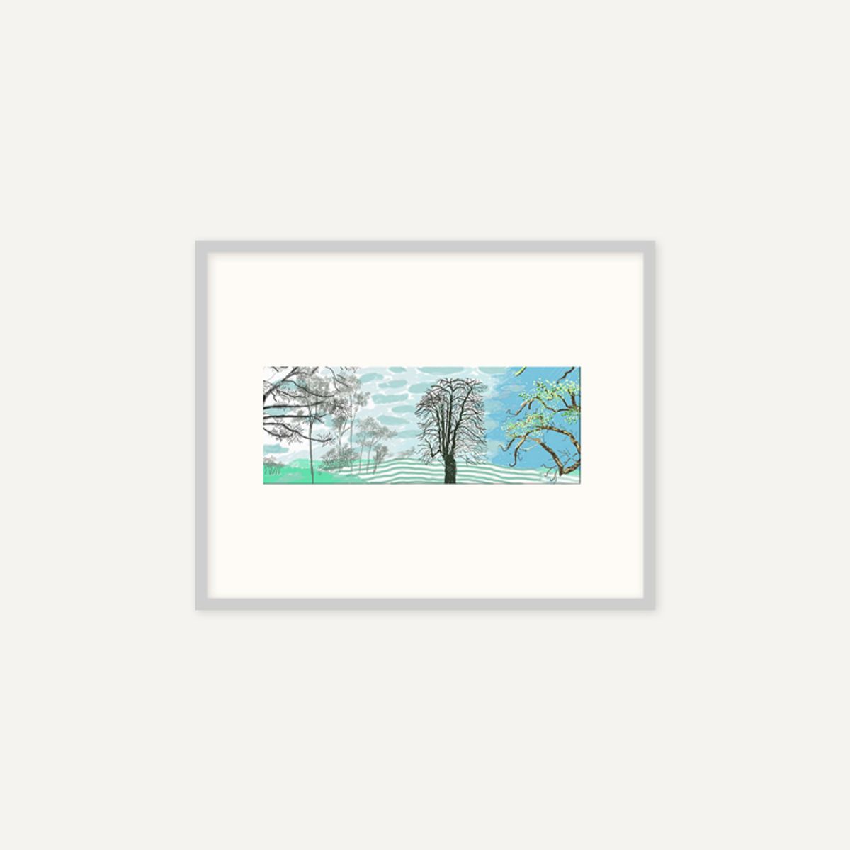 그릿시즌(GREET SEASON) 데이비드 호크니 A Year in Normandie_1 (액자 포함)