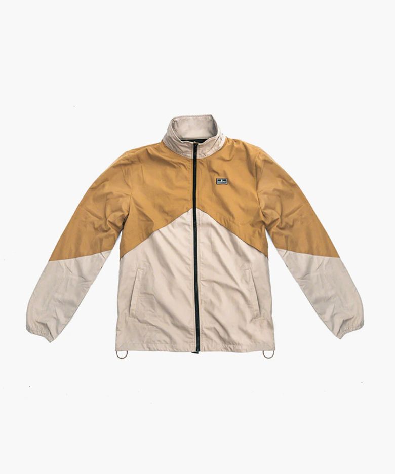 투톤 쉐브론 자켓 BROWN