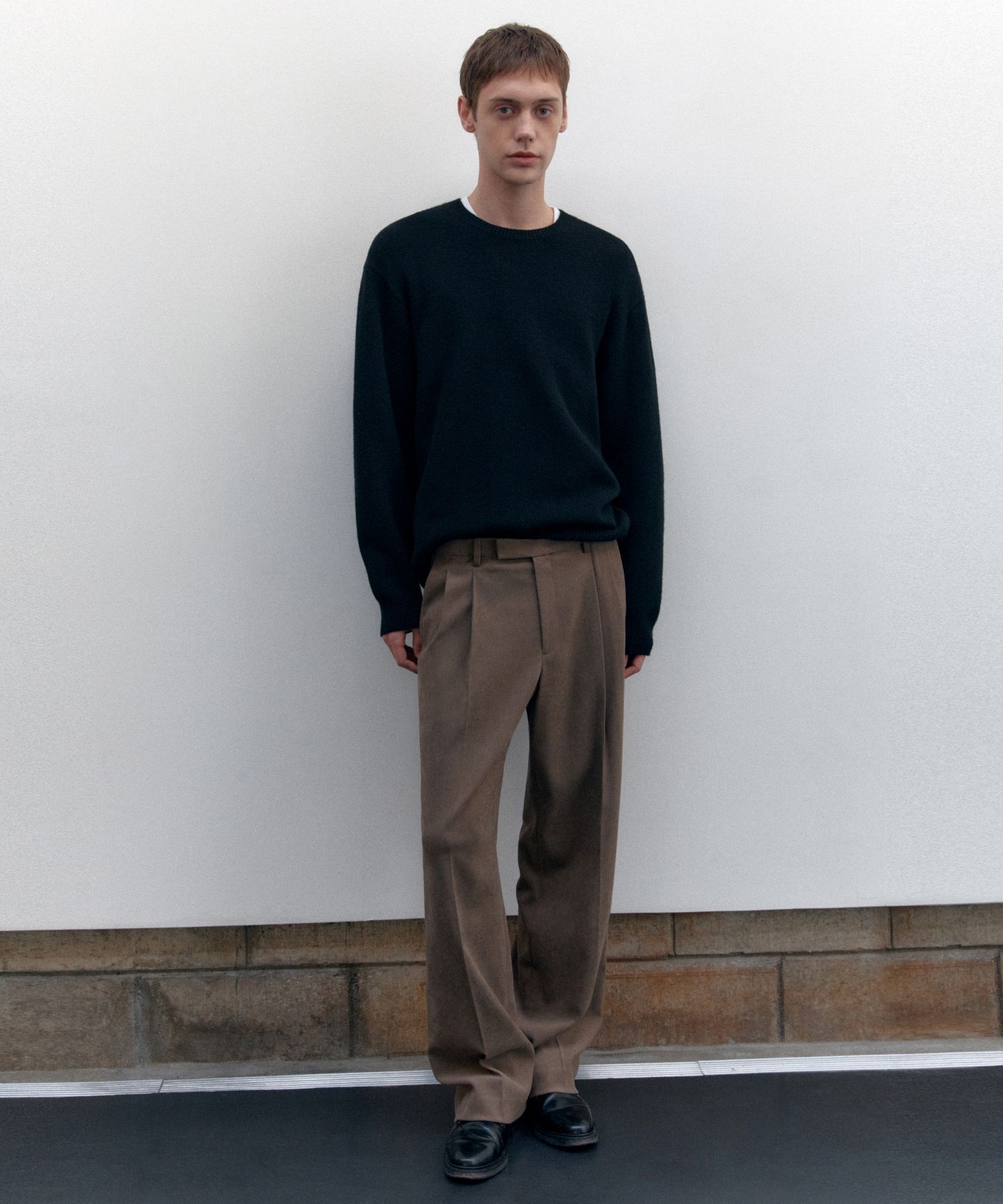 MUSINSA | MUSINSA STANDARD Brushed toe tuck wide hidden