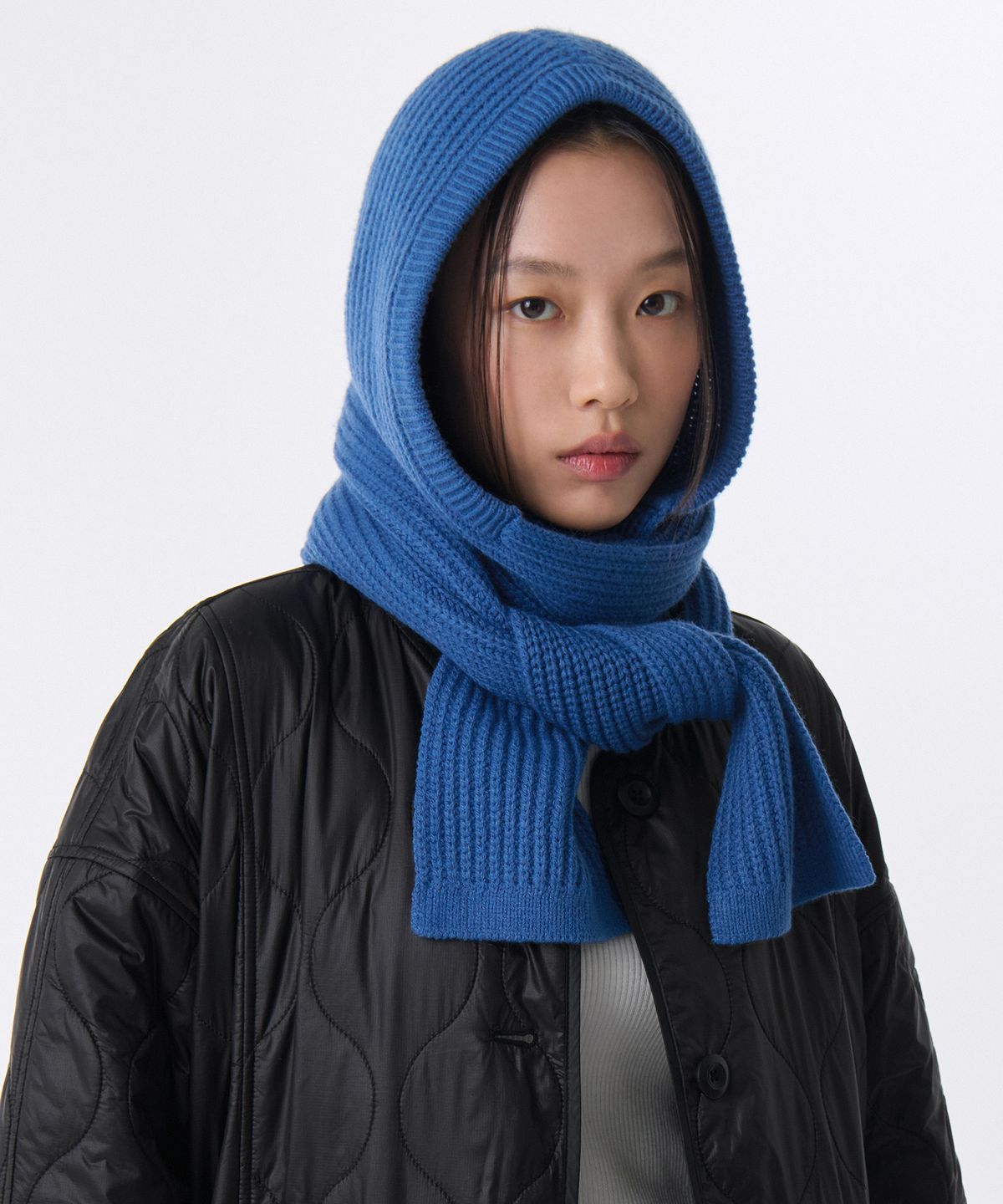 무신사 스탠다드 우먼(MUSINSA STANDARD WOMAN) 우먼즈 머플러 바라클라바 [블루]