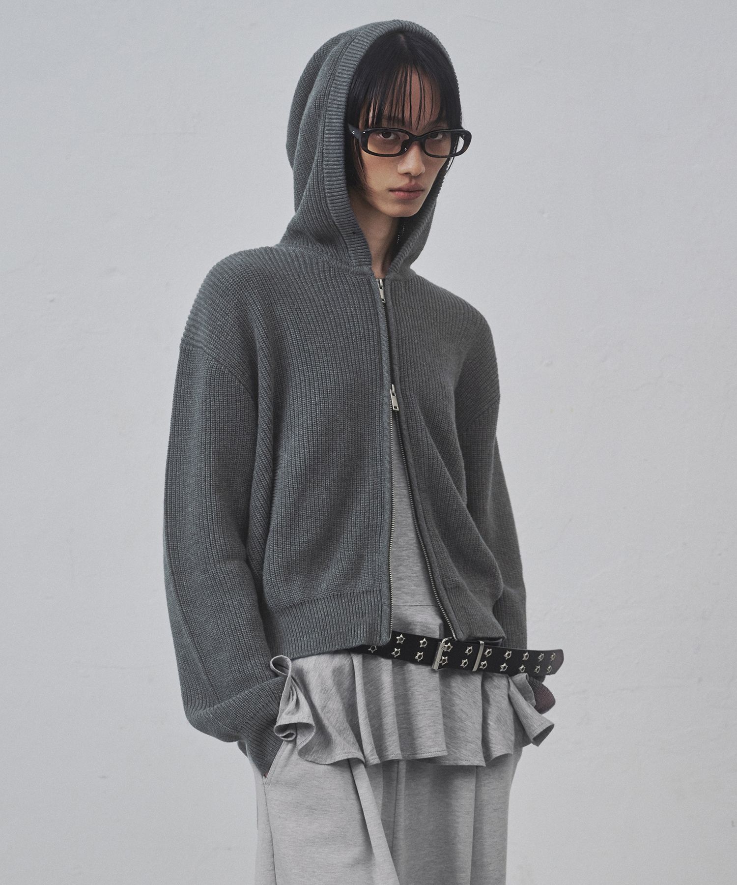 MUSINSA公式 | MUSINSA STANDARD WOMAN ウィメンズリブニットフード