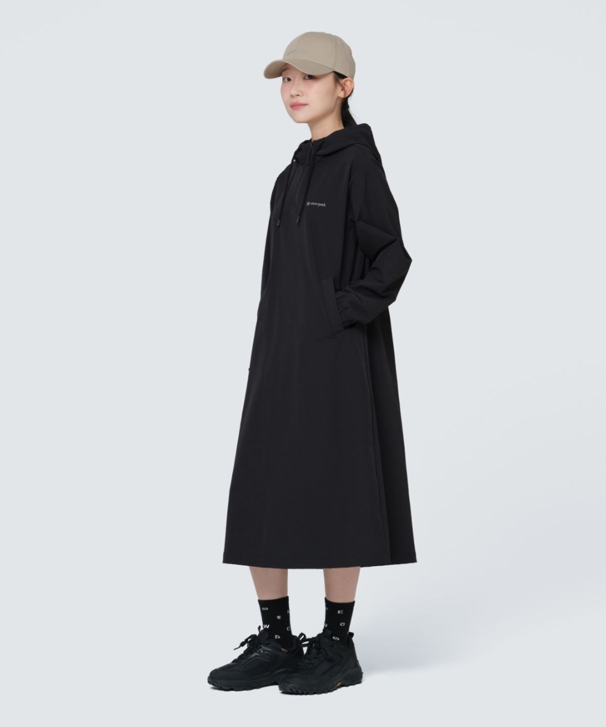 스노우피크 어패럴(SNOWPEAK APPAREL) 라고 여성 원피스 (S24FWTOP35) Black
