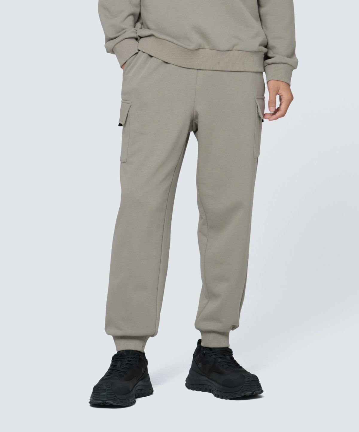 스노우피크 어패럴(SNOWPEAK APPAREL) 랜드 카고 조거 팬츠 (S24FUFFP60) Khaki Gray