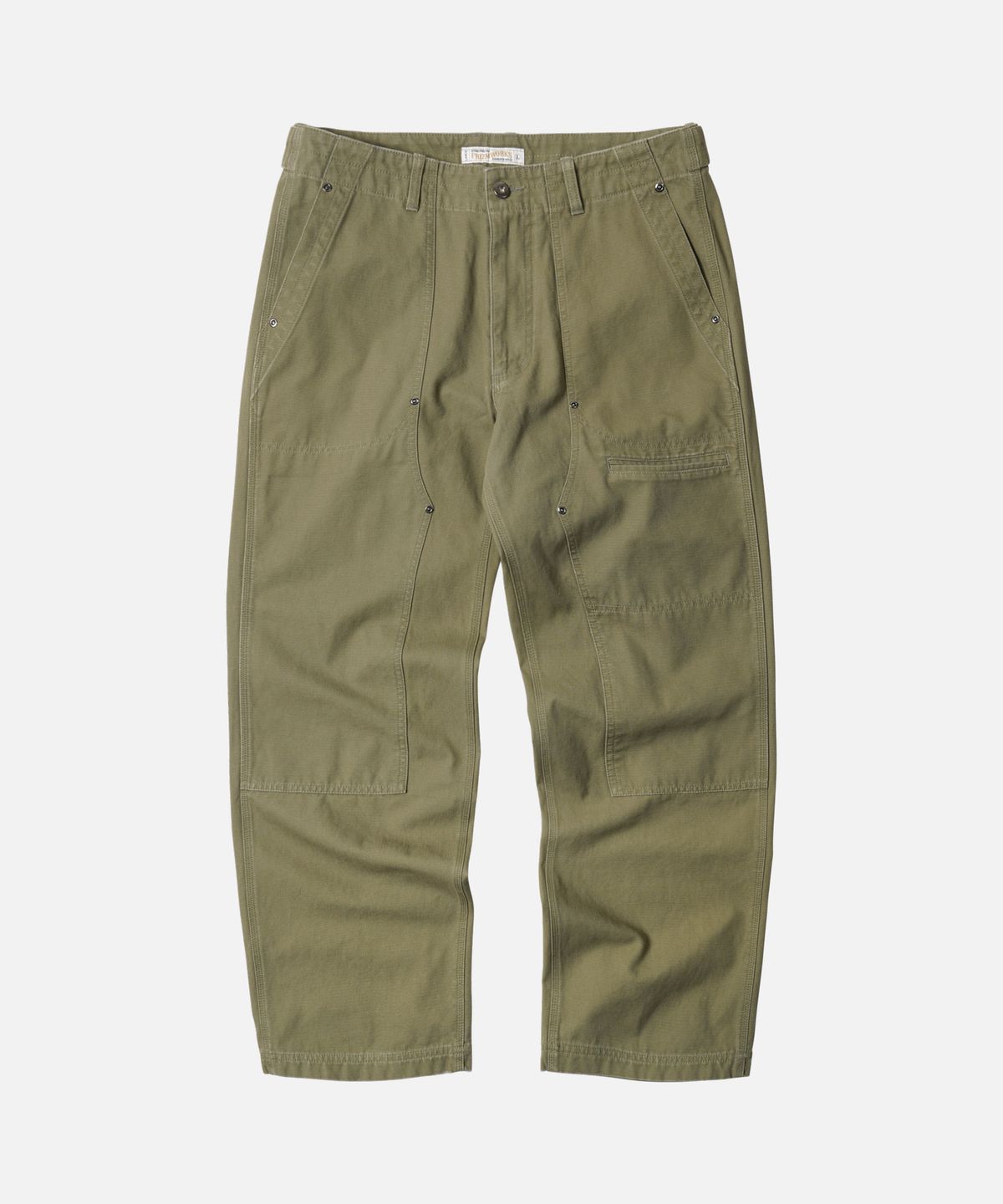 프리즘웍스(FRIZMWORKS) JUNGLE CLOTH DOUBLE KNEE PANTS _ KHAKI BEIGE