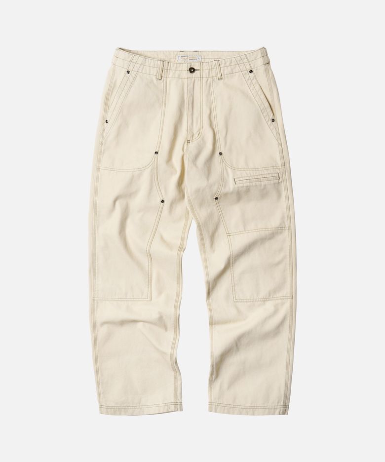 JUNGLE CLOTH DOUBLE KNEE PANTS _ CREAM