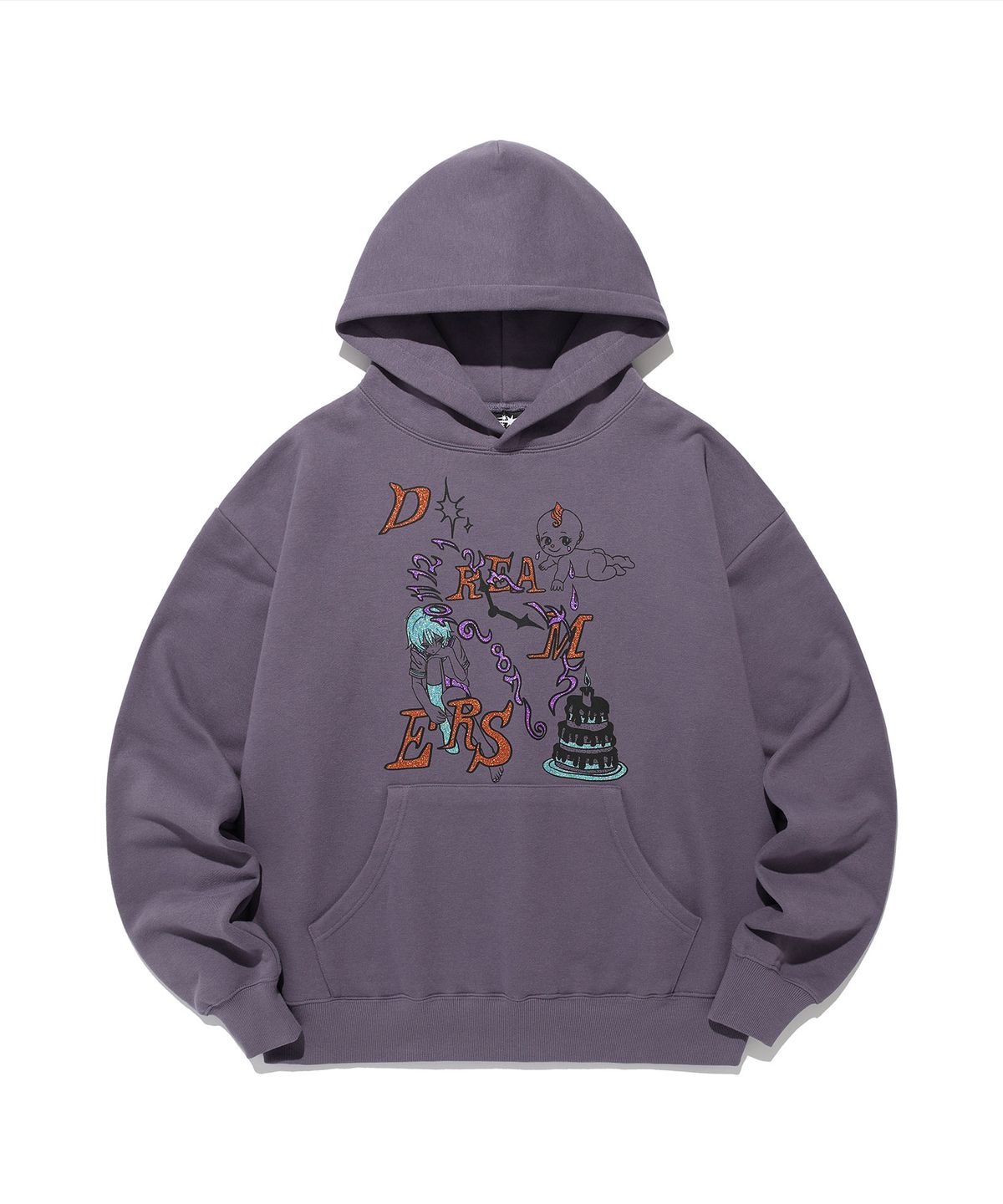 나이스고스트클럽(NICEGHOSTCLUB) DREAMERS HOODIE_PURPLE(NG2EFUM404A)