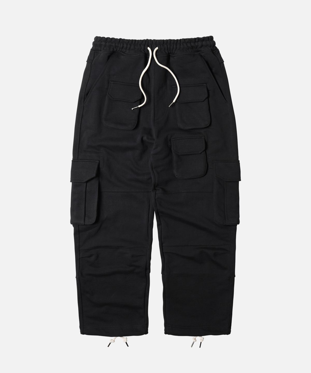 프리즘웍스(FRIZMWORKS) FRENCH PARATROOPER SWEAT PANTS _ BLACK
