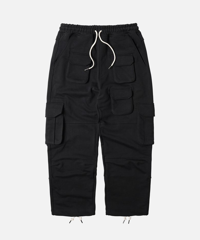 FRENCH PARATROOPER SWEAT PANTS _ BLACK