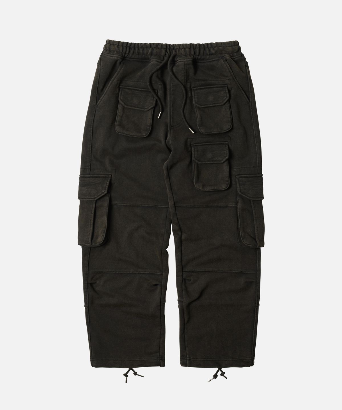 프리즘웍스(FRIZMWORKS) FRENCH PARATROOPER SWEAT PANTS _ BLACK BROWN