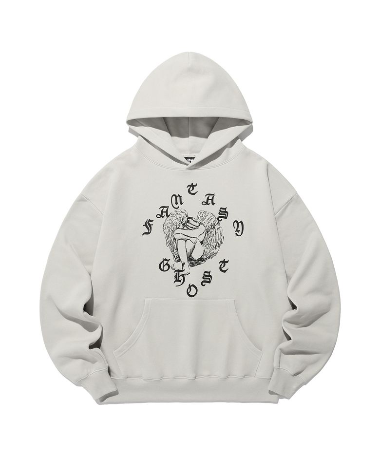 CRYING ANGEL HOODIE_LIGHT GREY(NG2EFUM412A)