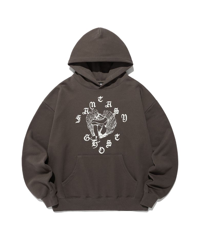 CRYING ANGEL HOODIE_BROWN(NG2EFUM412A)