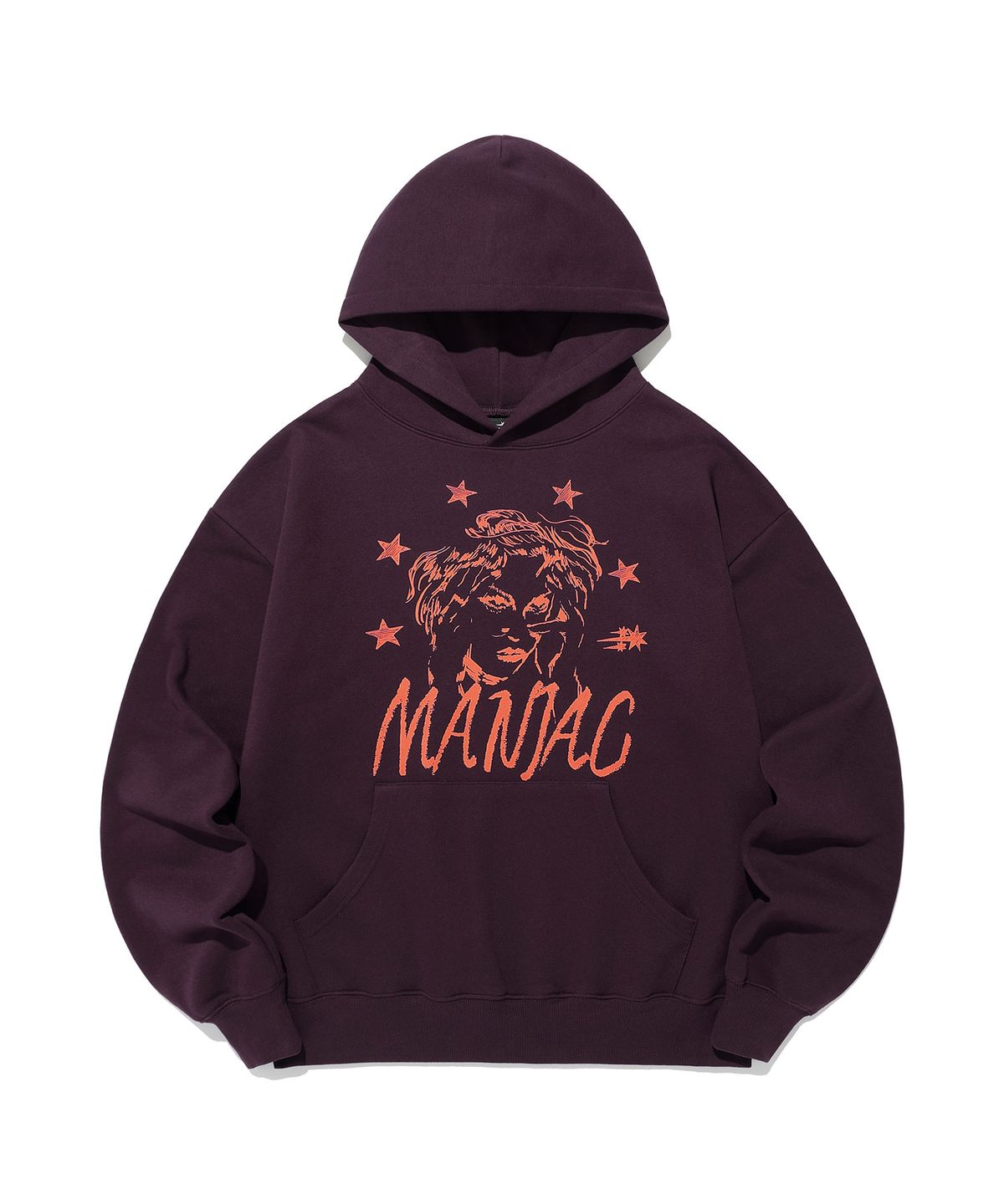 나이스고스트클럽(NICEGHOSTCLUB) MANIAC GIRL HOODIE_BROWN(NG2EFUM418A)