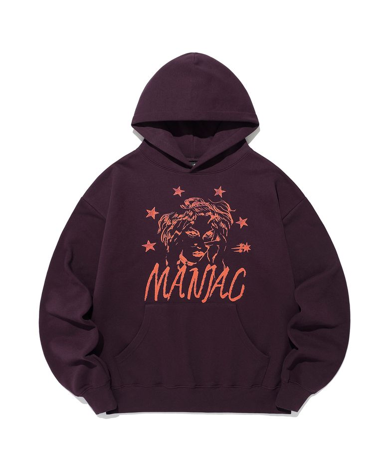 MANIAC GIRL HOODIE_BROWN(NG2EFUM418A)