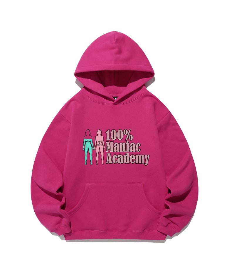 100% MANIAC ACADEMY HOODIE_PINK(NG2EFUM419A)