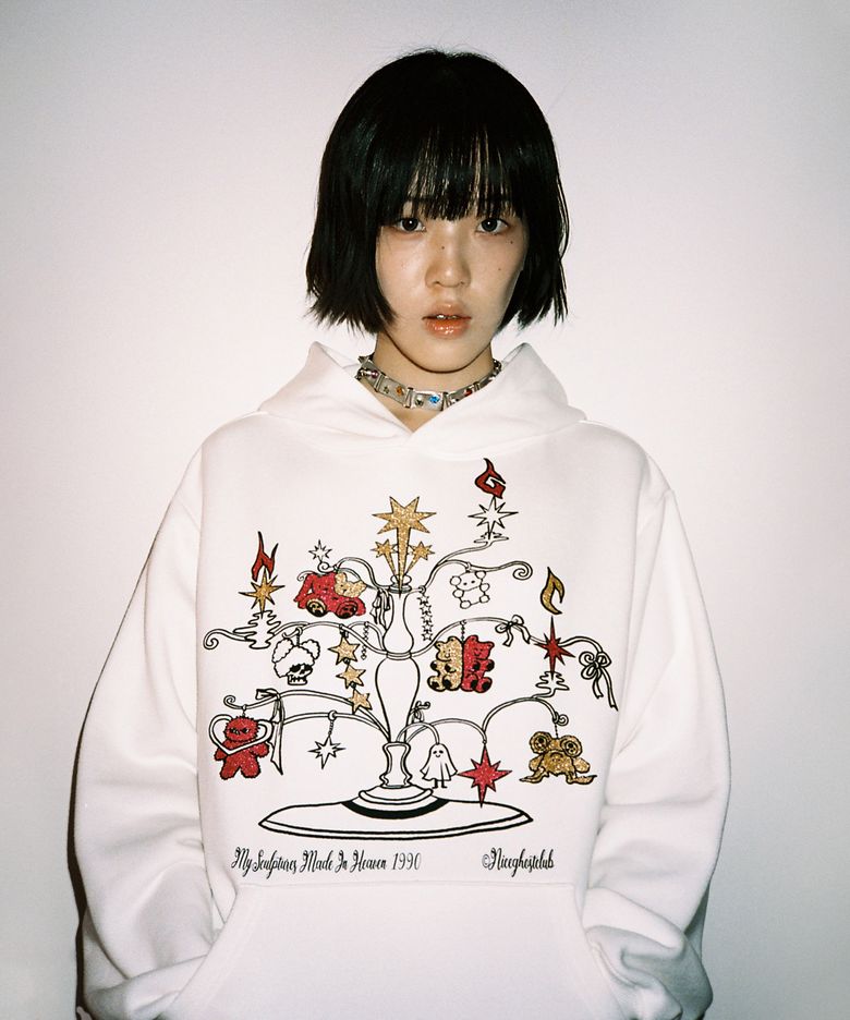 HEAVEN SCULPTURE HOODIE_WHITE(NG2EFUM423A)
