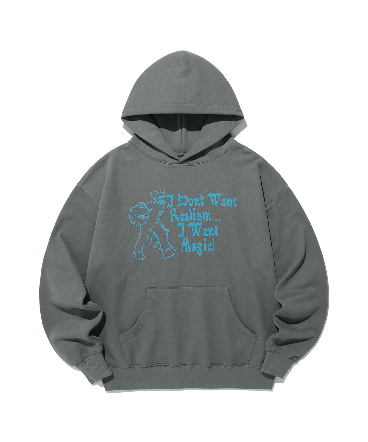 나이스고스트클럽(NICEGHOSTCLUB) I WANT MAGIC HOODIE_CHARCOAL(NG2EFUM424A)