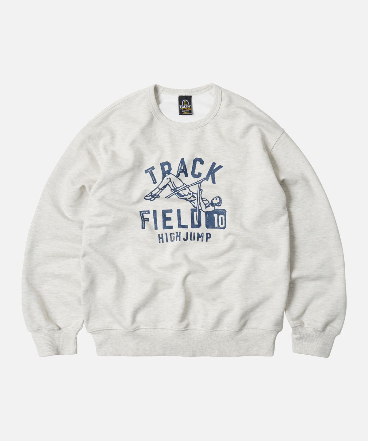 프리즘웍스(FRIZMWORKS) T&F HIGH JUMP SWEATSHIRT _ OATMEAL