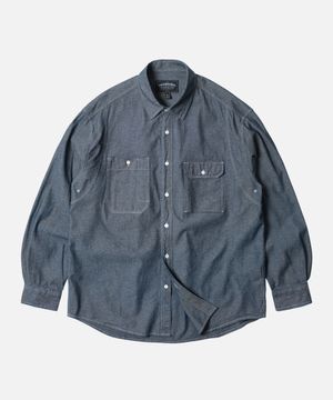 1920S CHAMBRAY WORK SHIRT _ INDIGO
