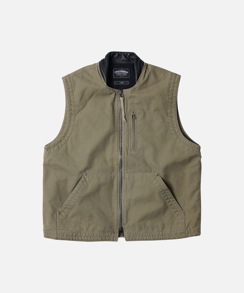 JUNGLE CLOTH DECK VEST _ KHAKI BEIGE