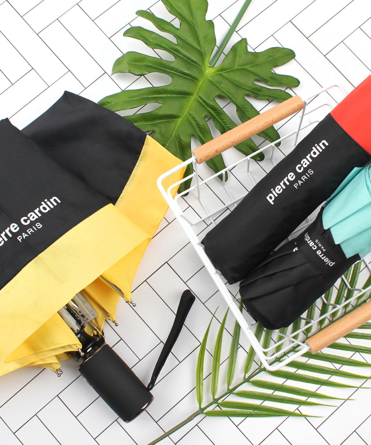 피에르가르뎅(PIERRECARDIN) 컬러보더 완전자동우산