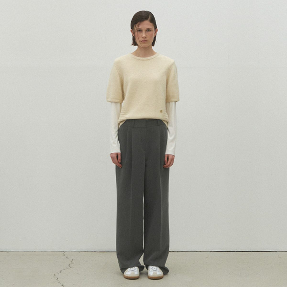 아틀리에 나인(ATELIER NAIN) ESSENTIAL TWO TUCK WIDE PANTS(PT-5578)