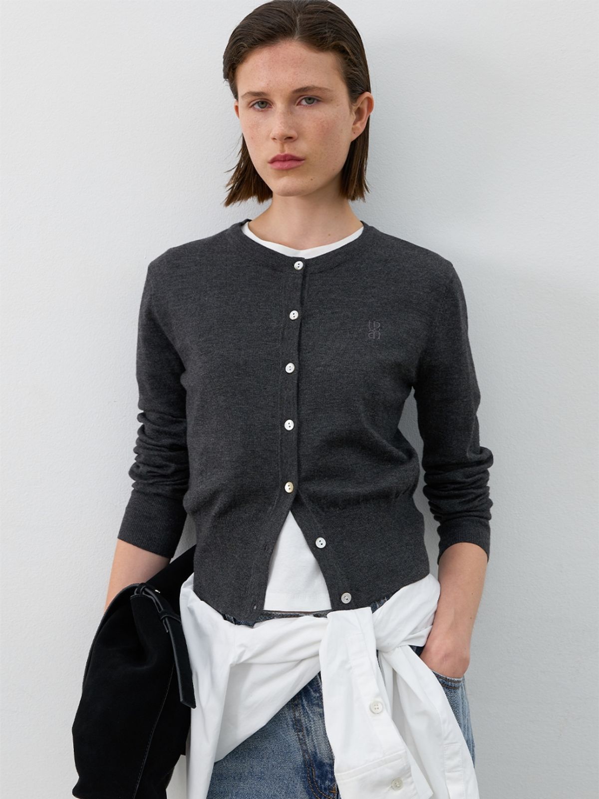 아틀리에 나인(ATELIER NAIN) ESSENTIAL WOOL KNIT CARDIGAN(CD-2147)