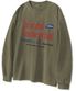 DTF 어프레이드 피그먼트 롱 슬리브 카키