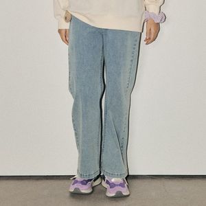 여아 주니어 루즈핏 틴데님 팬츠