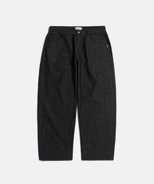 Cliff Relaxed Denim Pants Black