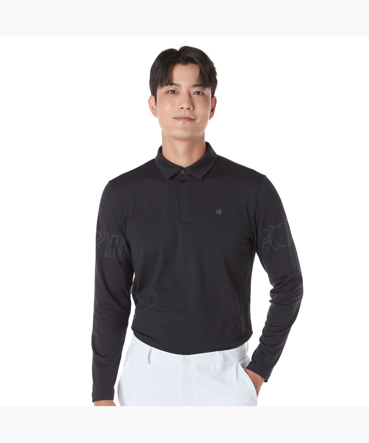르꼬끄 골프(LECOQ GOLF) 남성 레터링 티셔츠 (GP321MTL93)