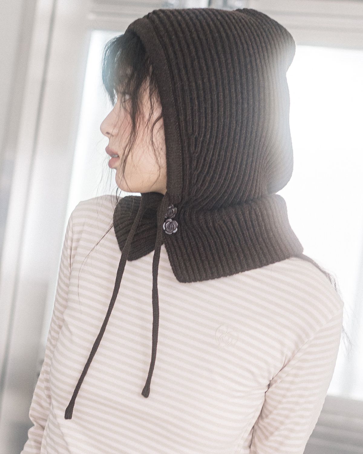 해비즘(HAVISM) ROSE WOOL BALACLAVA(6COLOR)