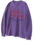 DTF 어프레이드 피그먼트 롱 슬리브 퍼플