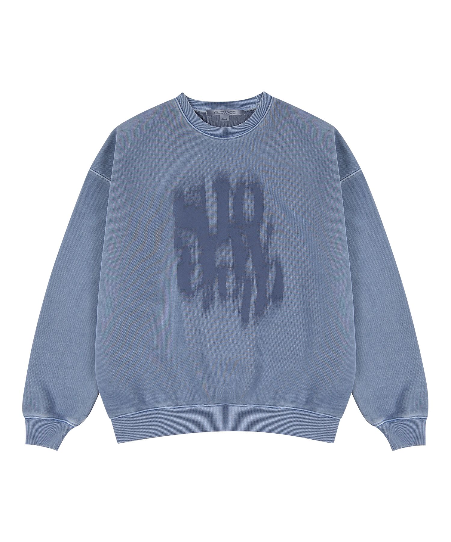 【SLOWACID】送料・関税込★BLURRY LOGO SWEATSHIRTS SLOWACID】送料・関税込☆BLURRY LOGO SWEATSHIRTS