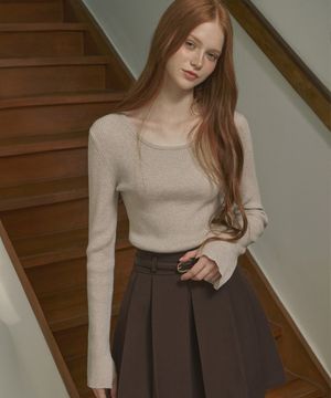 애나배스 골지 니트