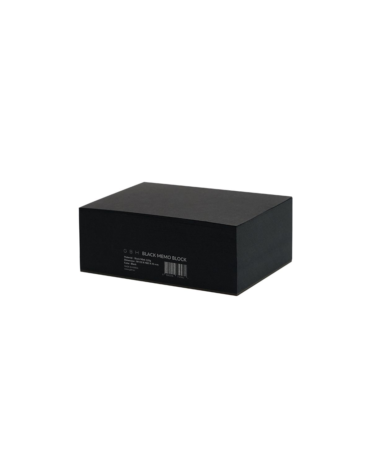 지비에이치 홈(GBH HOME) BLACK MEMO BLOCK 메모지