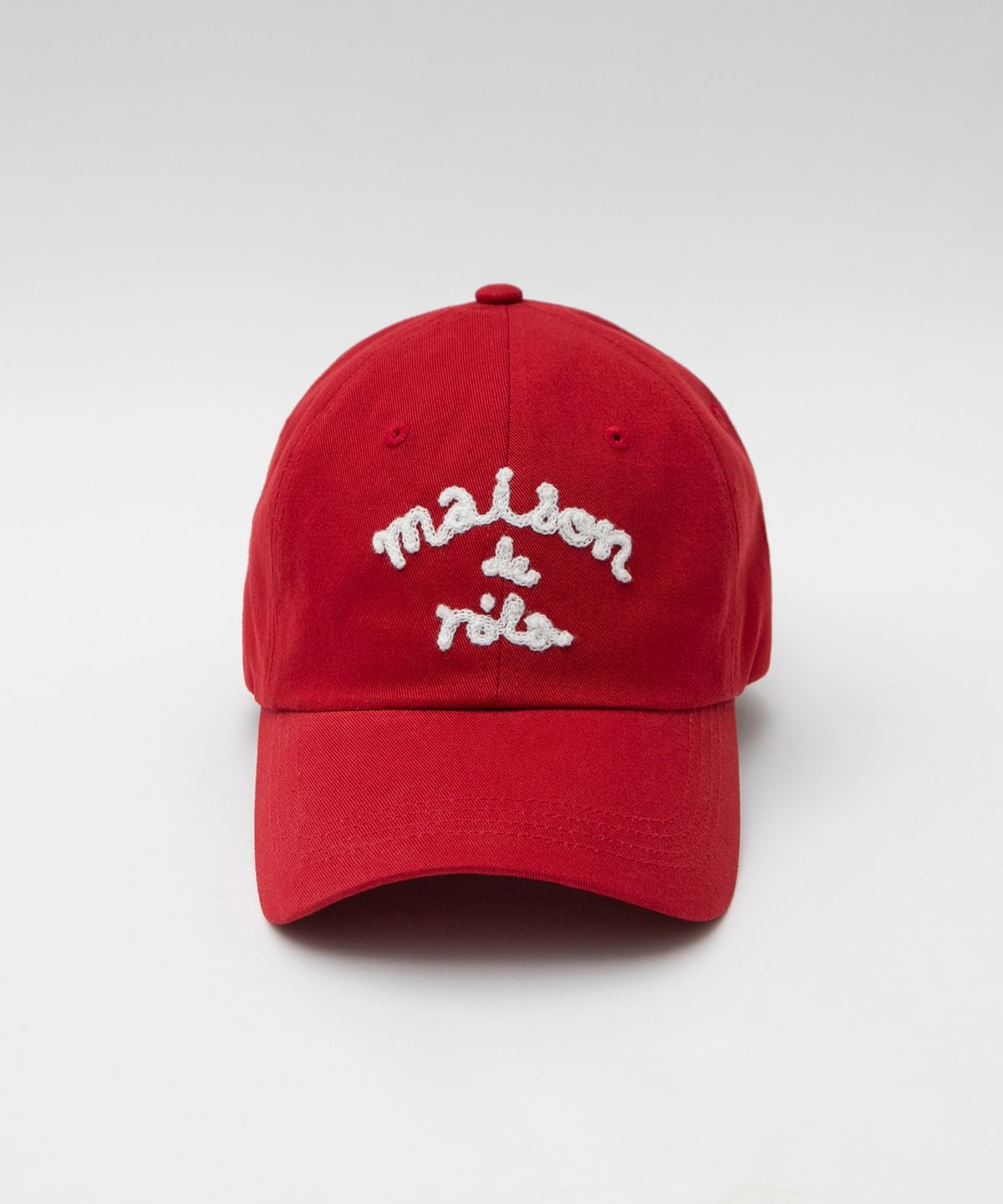 로라로라(ROLAROLA) MAISON DE ROLA BALL CAP RED