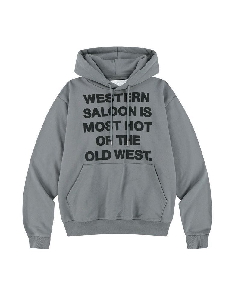 TYPO HOODIE GREY