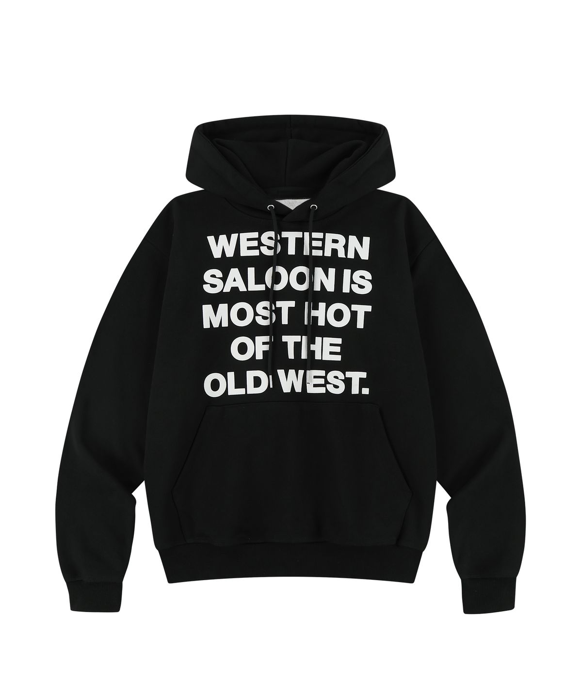 더바이닐하우스(THEVINYLHOUSE) TYPO HOODIE BLACK