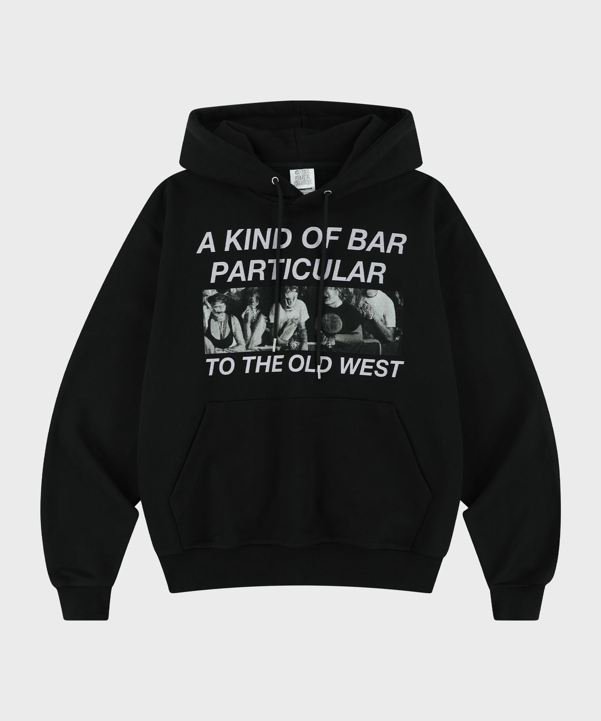 더바이닐하우스(THEVINYLHOUSE) WESTERN SALOON HOODIE BLACK