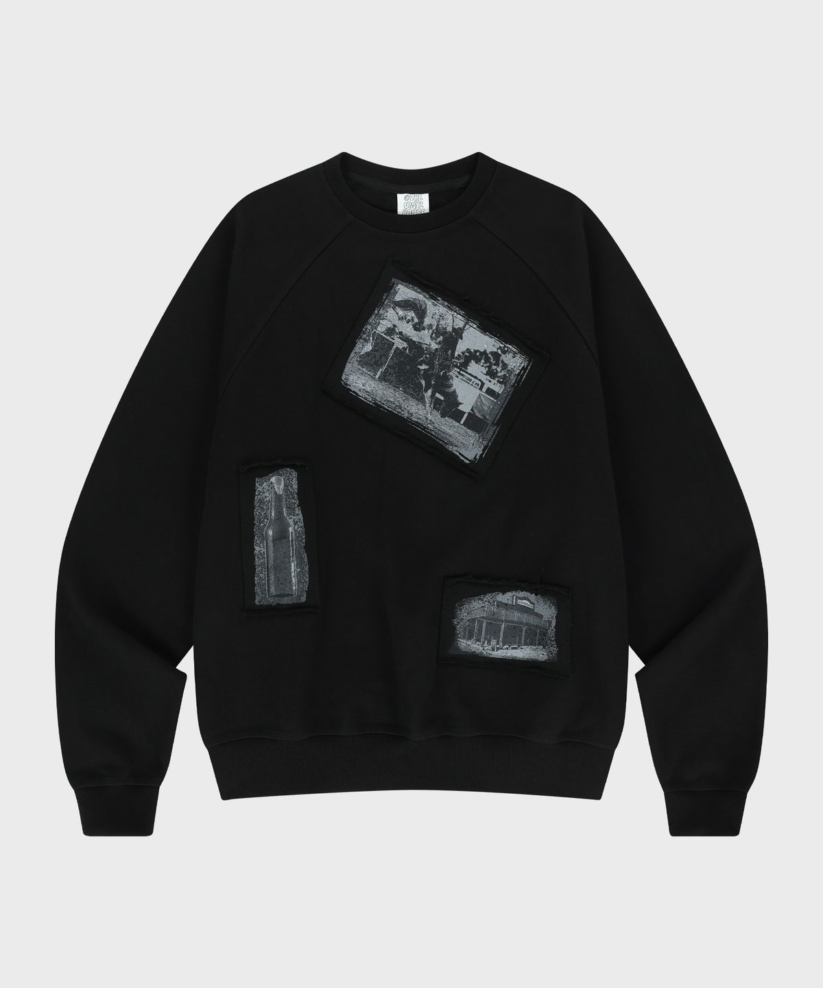 더바이닐하우스(THEVINYLHOUSE) RODEO PHOTO SWEATSHIRT BLACK