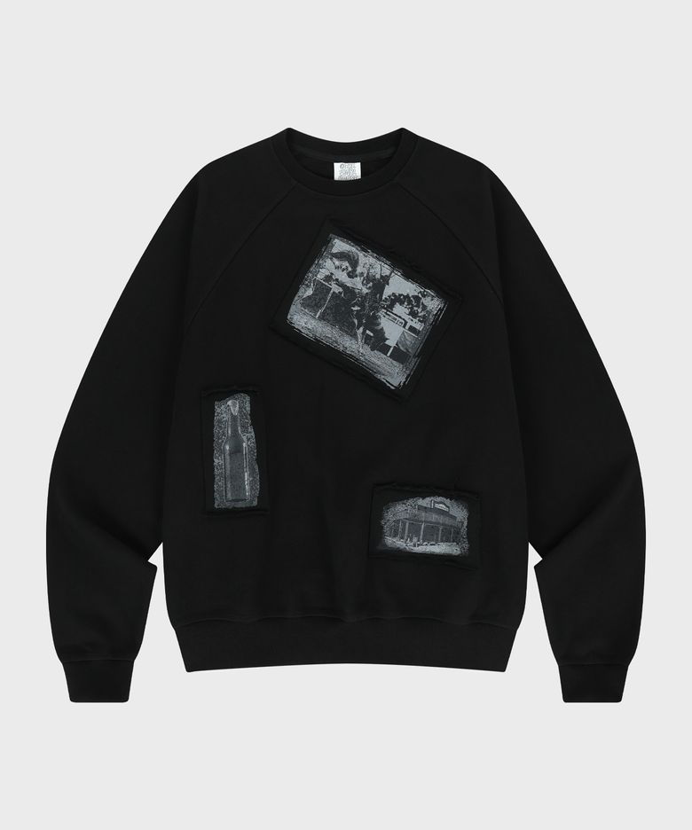 RODEO PHOTO SWEATSHIRT BLACK