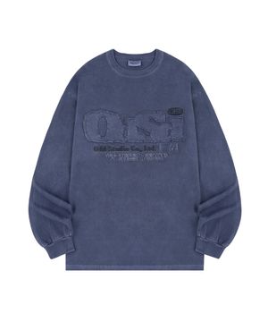 ODSD 피그먼트 데미지 롱 슬리브 - NAVY