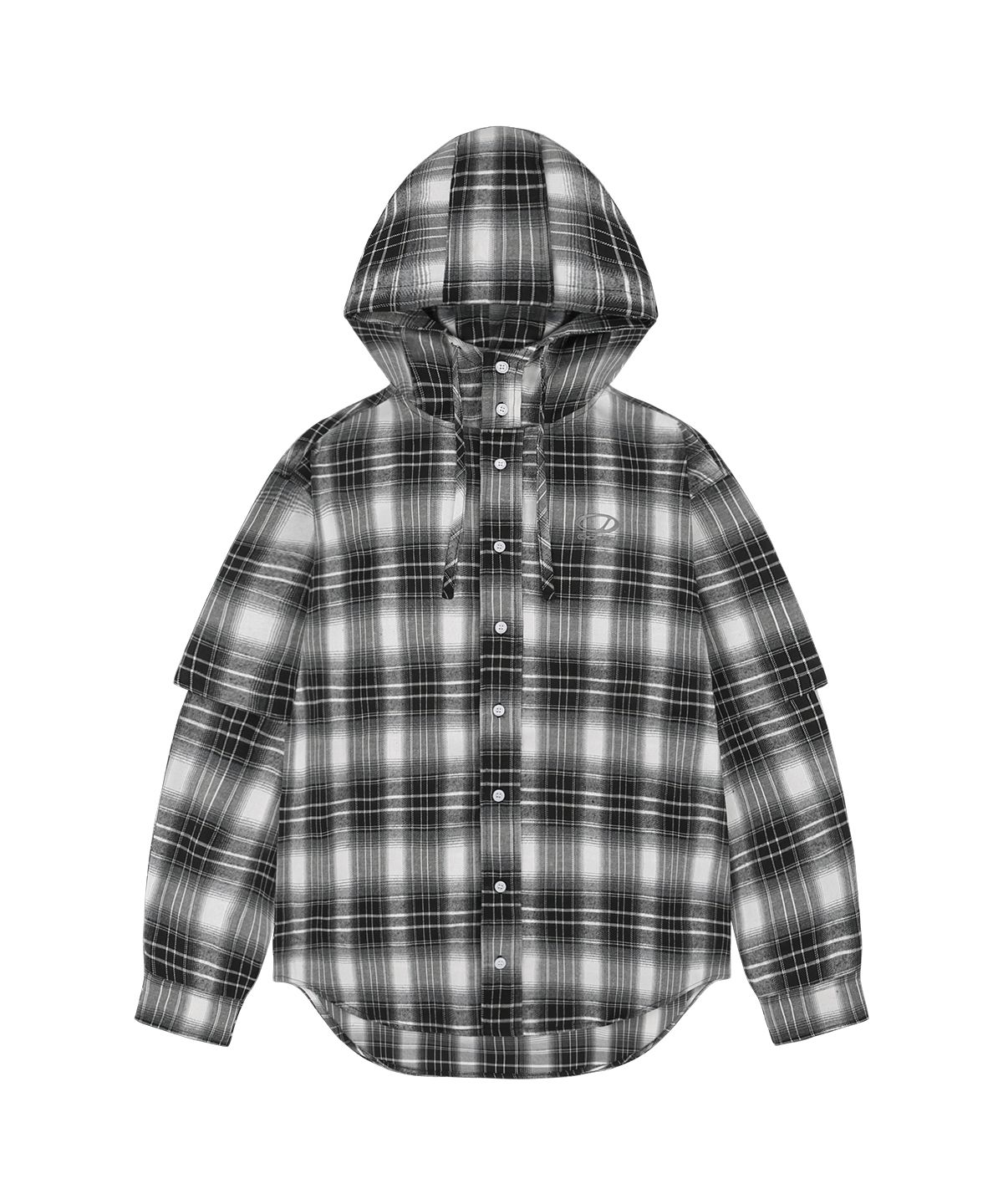 パーカー・フーディ ODD STUDIO ODSD OVERFIT HOOD LAYERED CHECK SHIRT MUSINSA公式 | ODDSTUDIO ODSD Overfit Hooded Layered Check