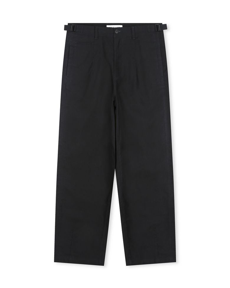 [Fabric From JAPAN]MOLE SKIN DART PANTS BLACK