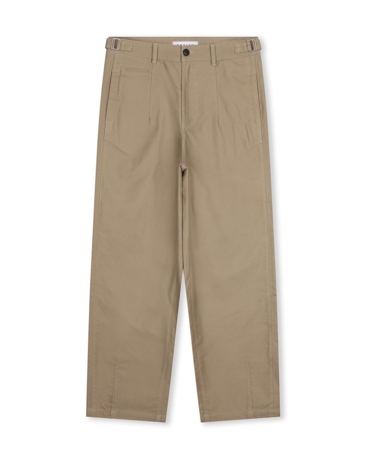 비슬로우(BESLOW) [Fabric From JAPAN]MOLE SKIN DART PANTS BEIGE