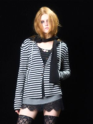 소프트 로즈 스카프 (블랙)