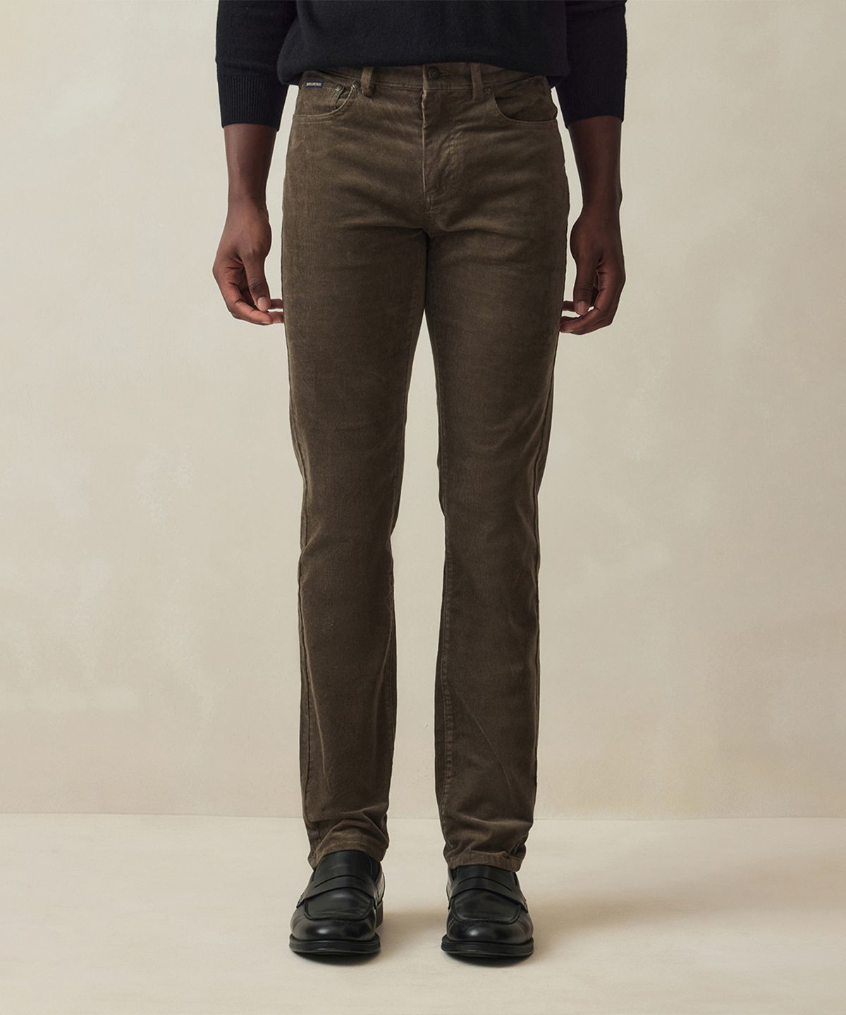 브룩스 브라더스(BROOKS BROTHERS) 슬림핏 15W 코듀로이 5포켓 팬츠 (차콜) (BBPCMM4535VEW)