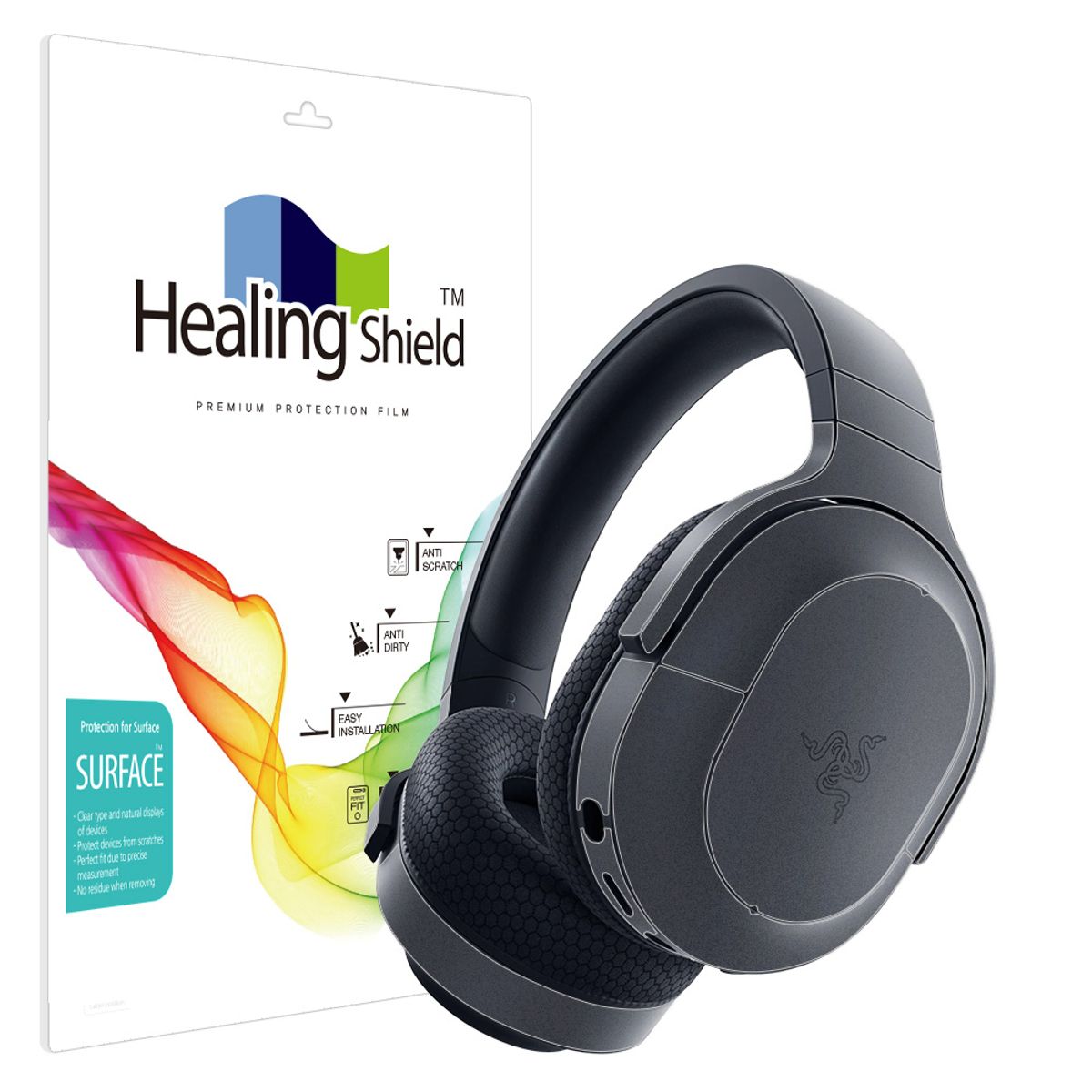 힐링쉴드(HEALINGSHIELD) 레이저 바라쿠다 X Plus 무광 외부보호필름 세트