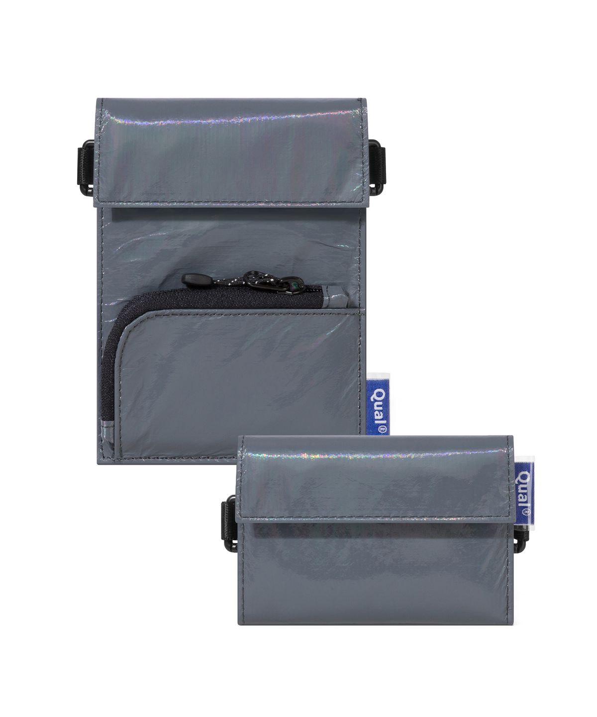 퀄팩(QUALPACK) 투어리스트 월렛 그레이